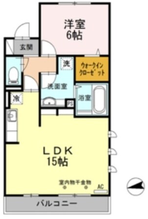 トネリコテラス1の物件間取画像